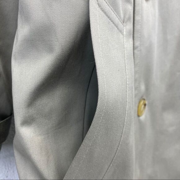 Nautica Men's Long Trench Coat Sz 42R tag not attached, was too big so reposhing - Picture 4 of 10